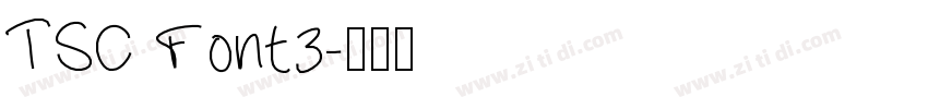 TSC Font3字体转换